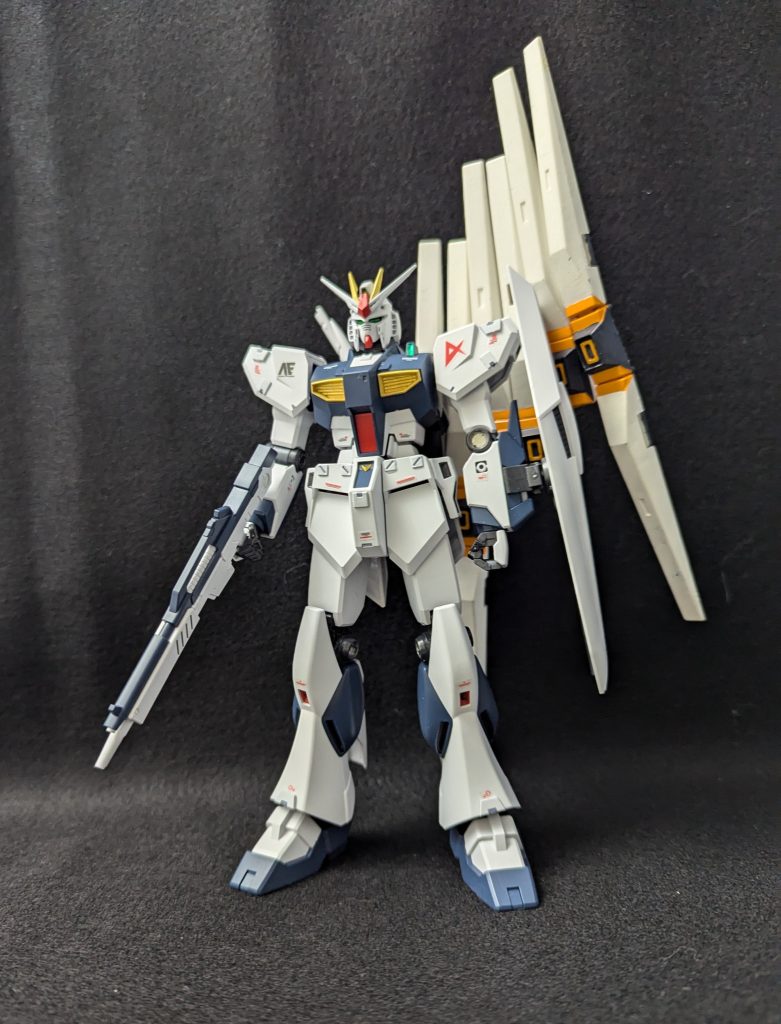 キットにはフィンファンネル付いてないけど他のキットから奪ってつけれます