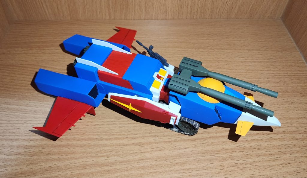 Gアーマー携帯中のガンダムはベストメカリバイバルを使用してますこれ旧キットと組み合わせて飾るのにめちゃ便利単体としてもグッド👍