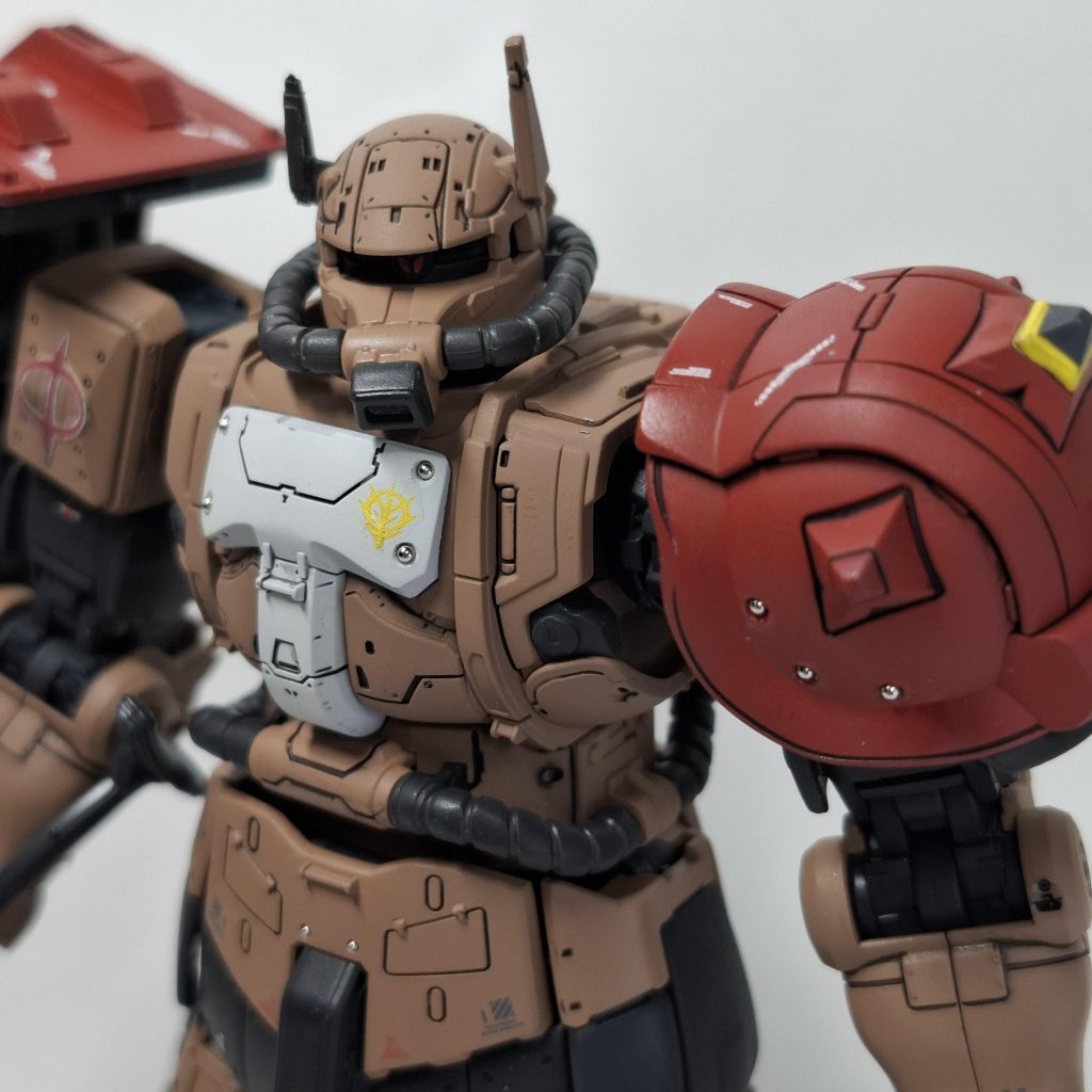 カメラアイも塗り分けたけどよく見えませんね。