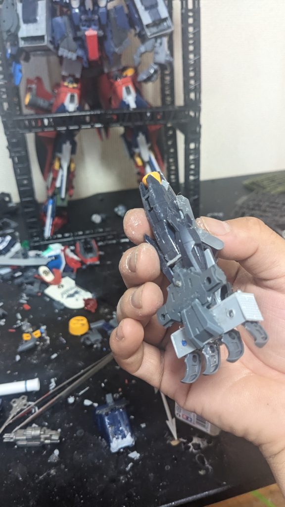 ジムII（素組）熊の手装備–2枚目/制作者：バルク