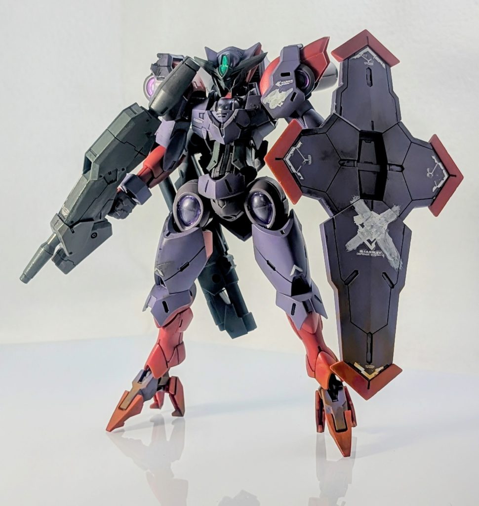 以上、妄想設定でした。素組みして放置してあったベギルペンデ。普通にカッコいいフォルムしているので何か上手い活用法ないかなと考えた時に【よく見掛ける非ガンダムのガンダム化】出来ないかなと思ったら、こんな形になりました。