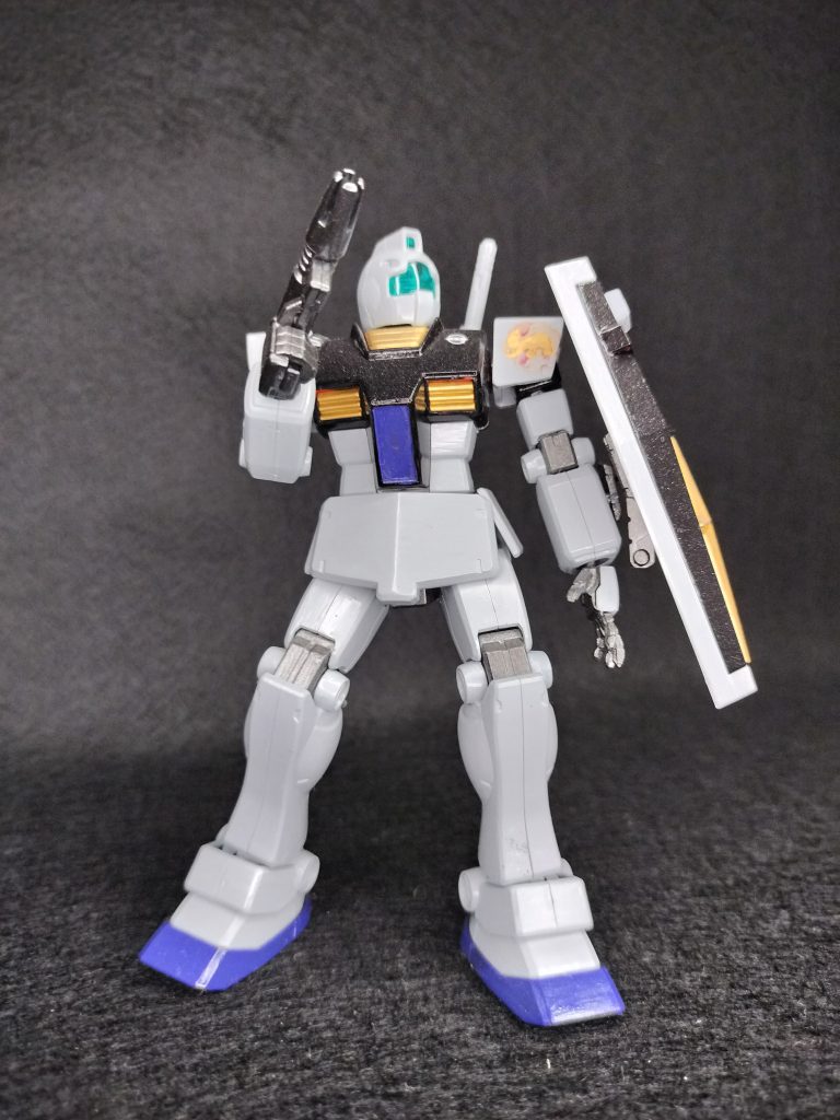 ガンダムベース限定のMk-IIと一緒に買って同じ色にしました(gundam-kao6)