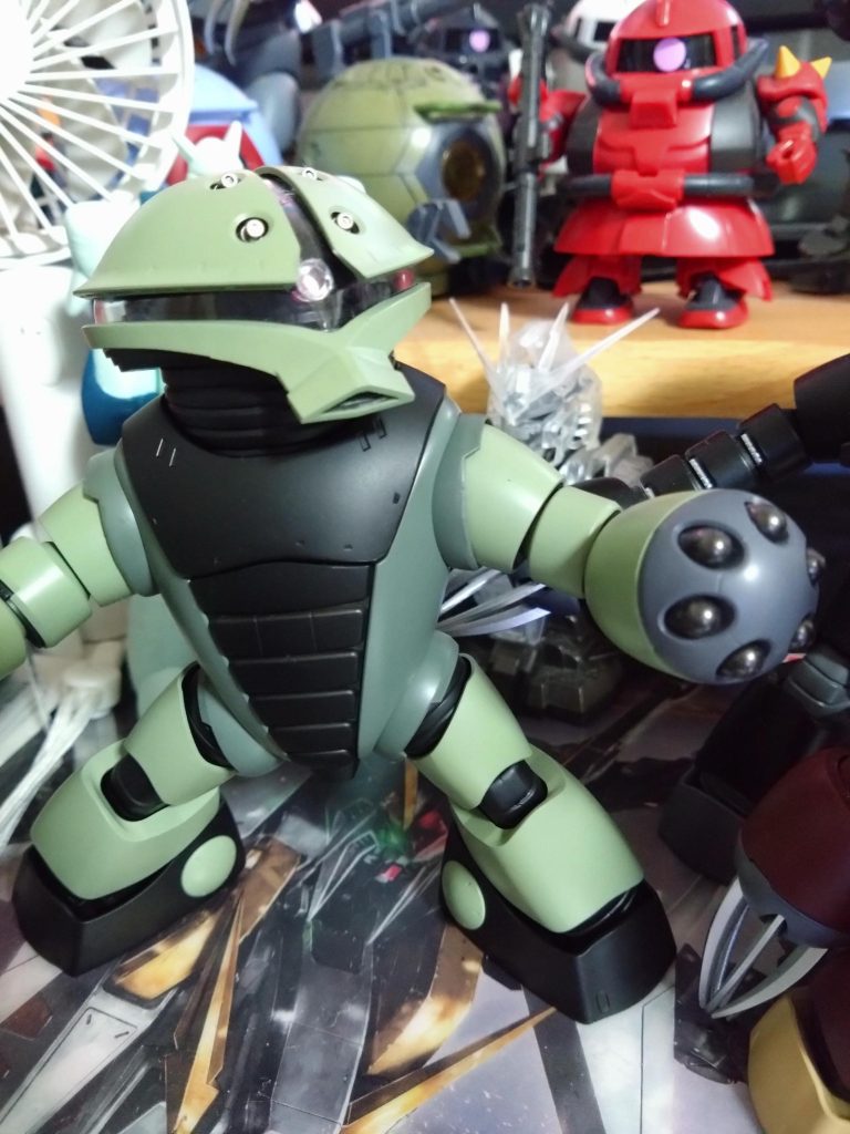 3体目完成！積みプラにアッガイ2体残っているので時間あればカラーバリエーション増やしたいと思います。