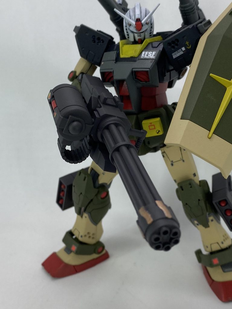 ジャイアントガトリングはカスタマイズキャンペーンのキットとジャンクパーツで構成