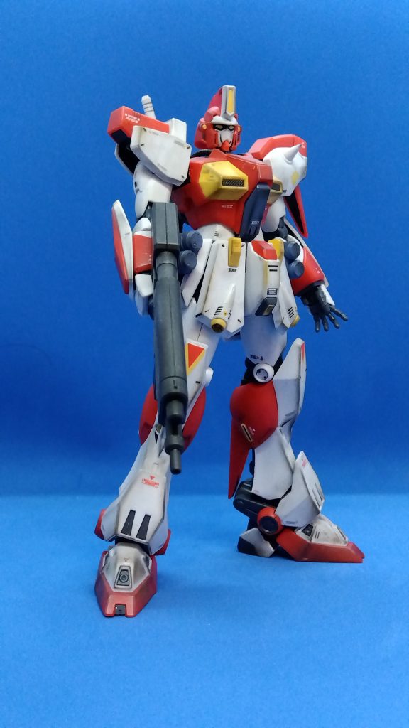 最近？やたらと話題になることが増えたボッシュが乗った機体でもありますね。機体とは関係無いですけど、2号機奪取後にシドの乗るギラ・ドーガがモノアイをバイザーにした連邦仕様に改装されているのを見て「カッケェ···」となってたのを思い出します。