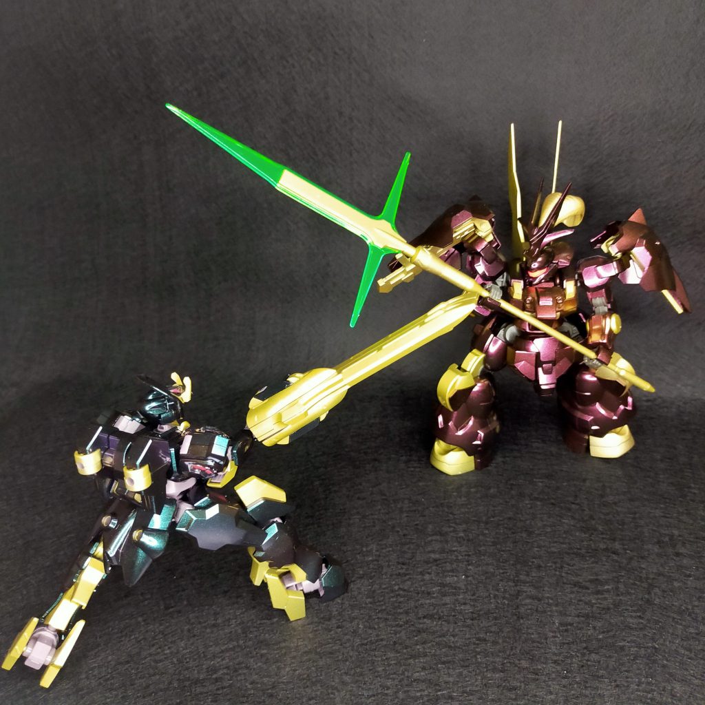 一緒に塗ったシュバルゼッテと対決⚔️