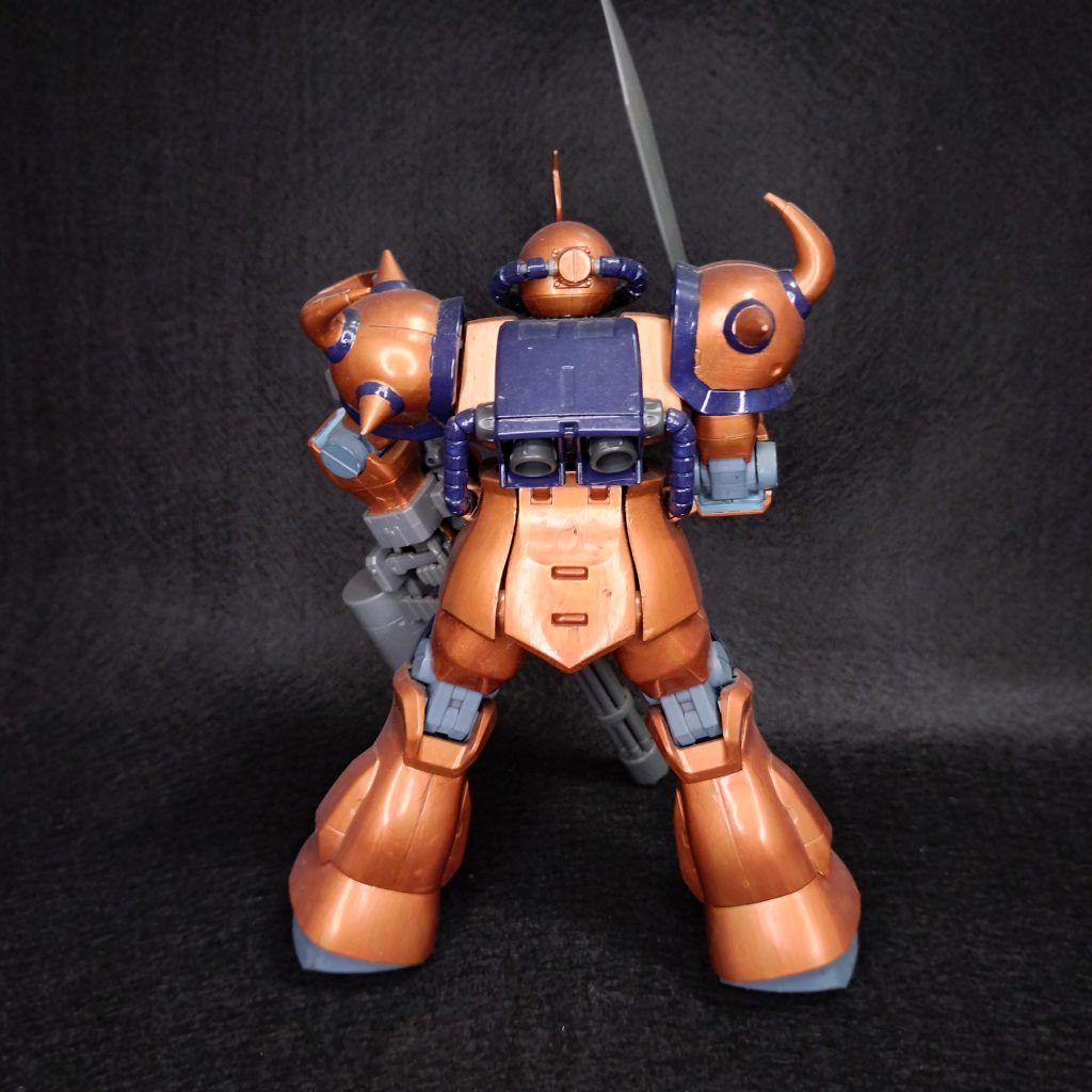 コッパー筆塗りです。