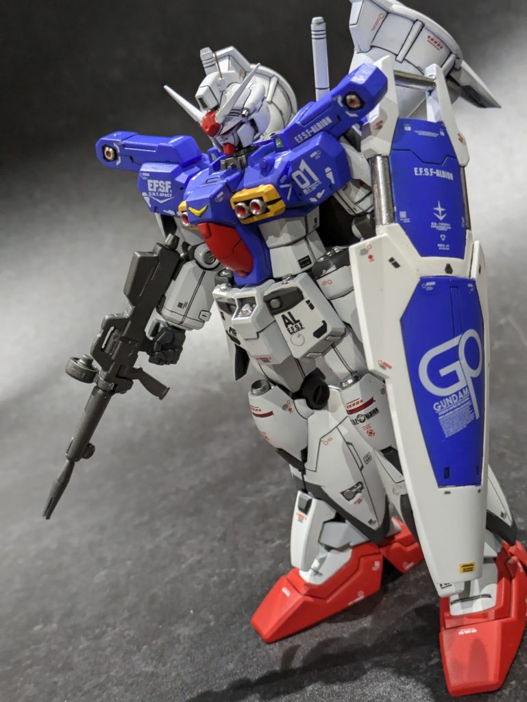 シールドの斜めに貼ったデカールはお気に入りです✨