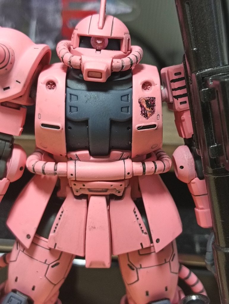 レプス隊のマークは自作の水転写デカールです