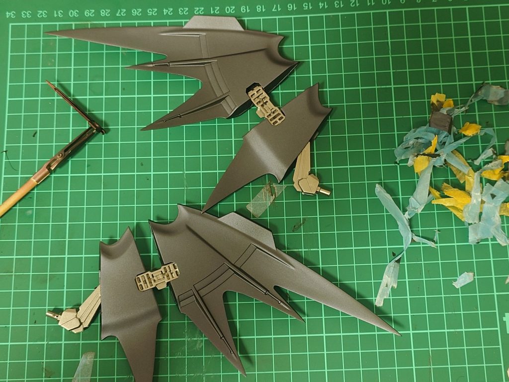 塗装完了後マスキングを剥がしました。剥がし終わるまでドッキドキでしたw