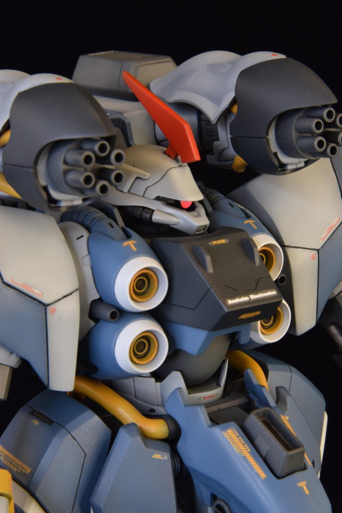 カラーリングはジオングをイメージしました‼️ミキシングやカラーリング、スジ彫りや形状変更など、色々と試行錯誤しながら楽しく制作できました🤗オラザクの結果は残念でしたが、また次回もチャレンジしたいと思います😆👍