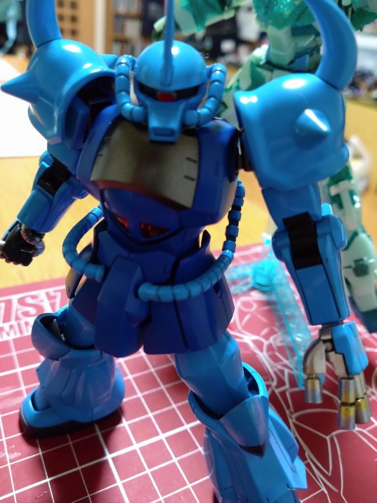 トップコート吹く前の艶テカグフ 最後までご覧いただきありがとうございました🙇