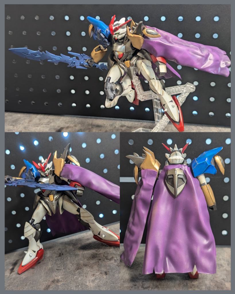 マントはプラペーパーで作成しました。