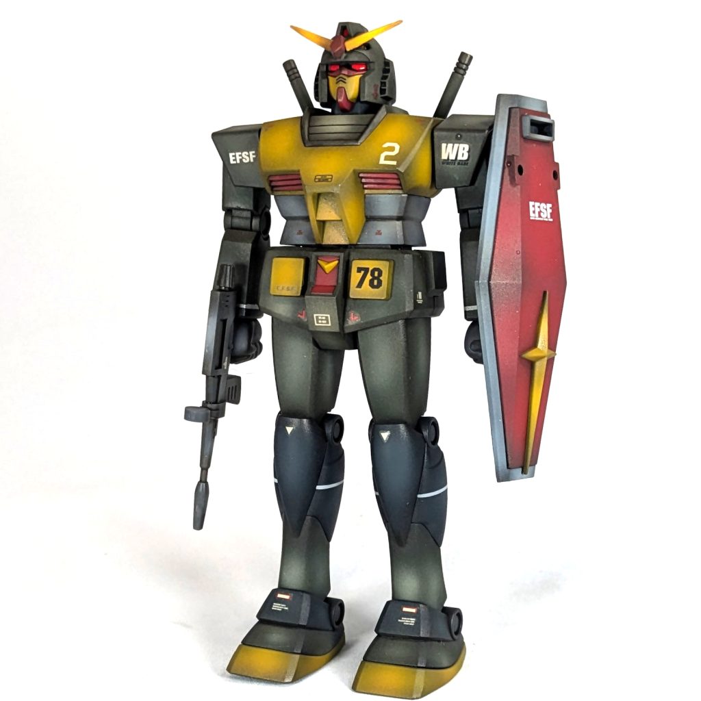 スンと立つ旧キットをそのまま再現したリバイバルガンダム懐カッコいい！