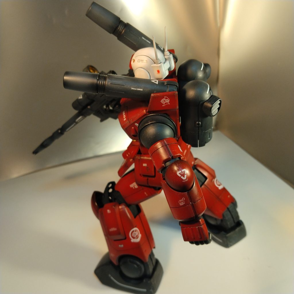 ワンパターンなのですが、グラデーション塗装にちょいウェザリングです!