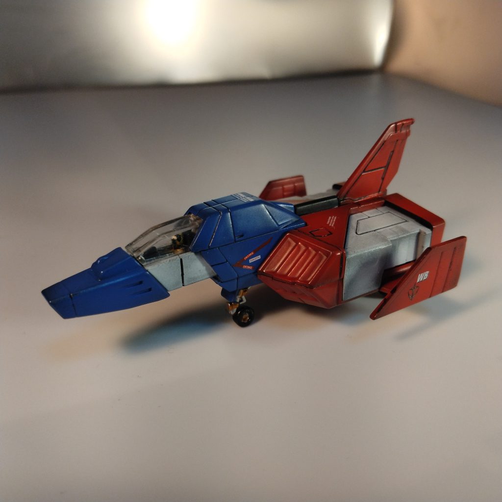 コアファイター!実は普段コアファイターは普通に塗装していたのですが!今回はグラデーションしてます!