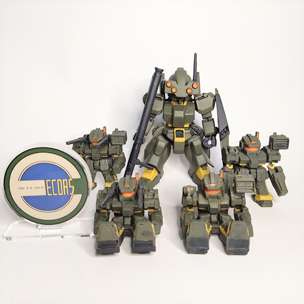 今年もオラザクは切手サイズでしたが満足。これにてエコーズ部隊は完成。次は何を作ろうかな。