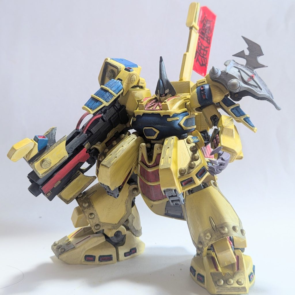 武者璽悪にパワーアップ！左肩は闇皇帝的デザインにしてます('∀`)