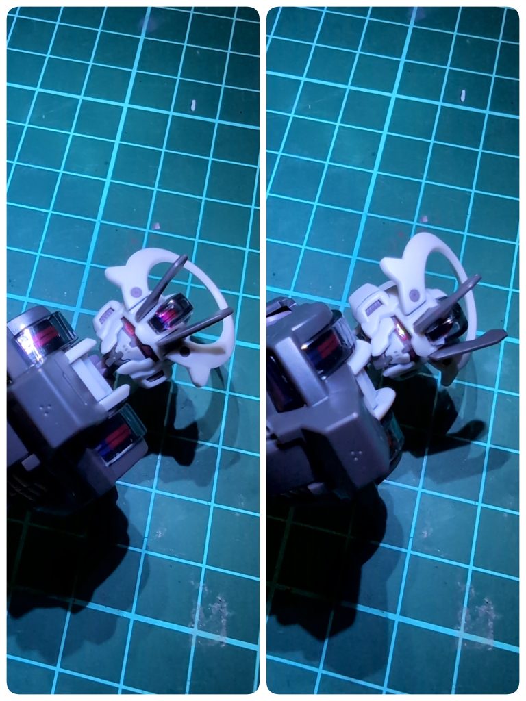 カメラアイは100均のテープでキラキラさせてます