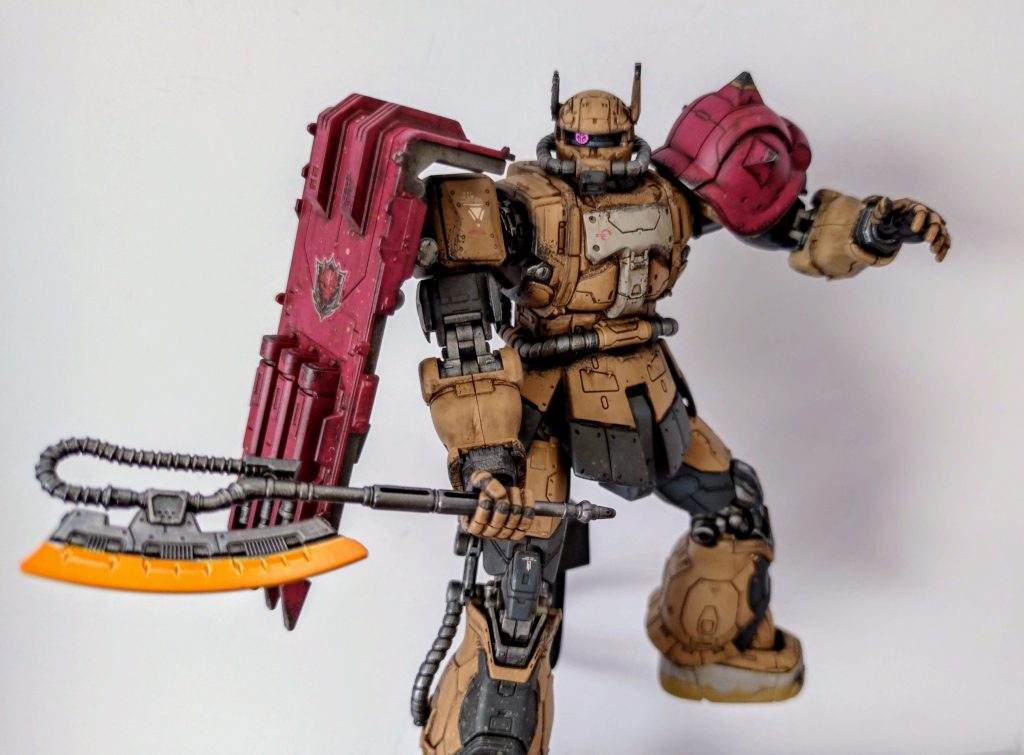 ヒートホークの刃だけキャンディ塗装に😙