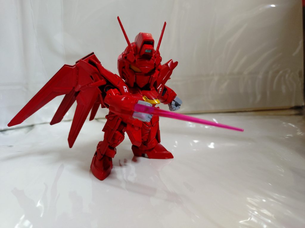 ライジングフリーダム2作目となりますガンダム野郎に出てきたRF91をイメージして作りました