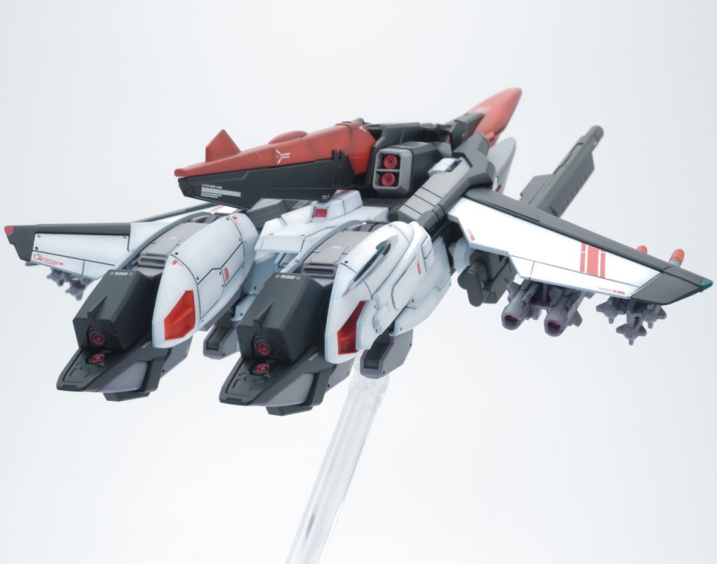 今回のキットは戦闘機形態にするのも楽でいいキットでした。