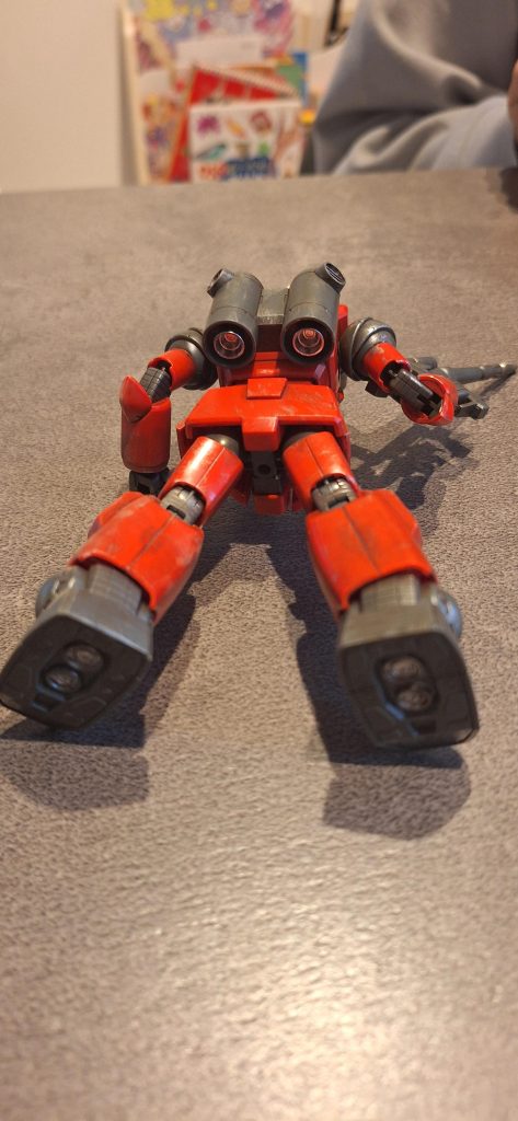 バーニアの部分塗装