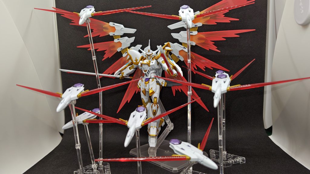 サハスラブジャ全展開をイメージして。ビームサーベルエフェクト16本は流石に大変です、姉さん。(某ホテルマン風に)