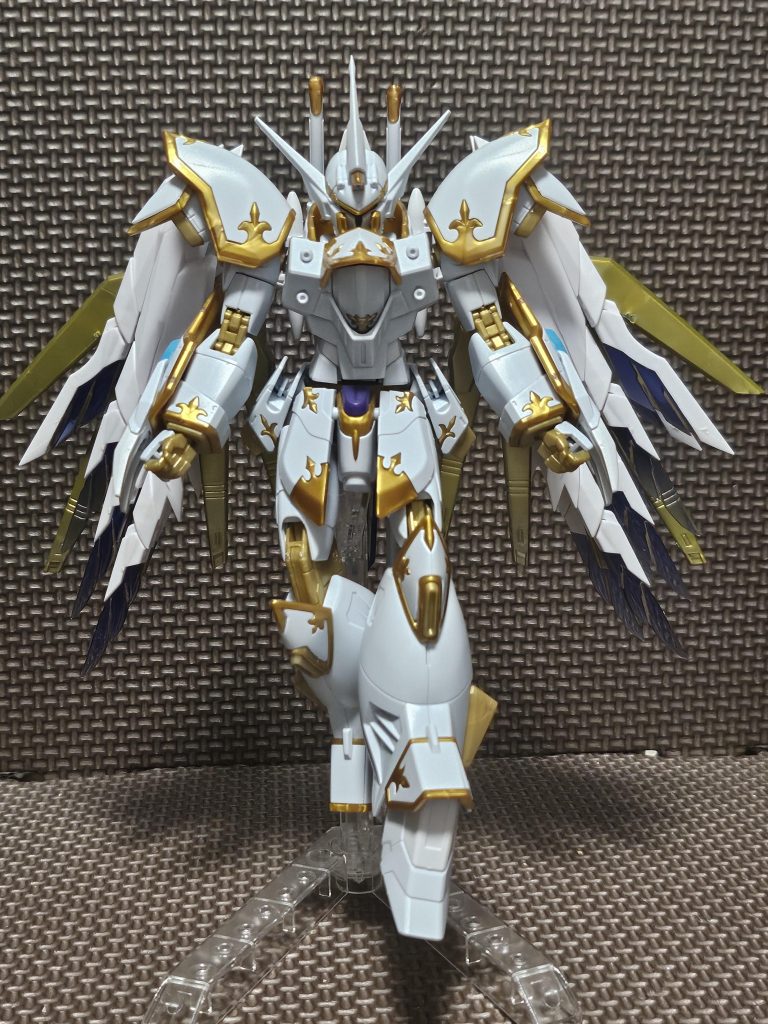 余りのPDのウイングバインダーを交換ストフリのコピーならバックパックもコピー改良品て事で名付けるならプラウドアタッカーて所でしょうか(安直)フリーダムの名称にクウガネタが多い事から敵・白金・ボスでダグバの名称に笑