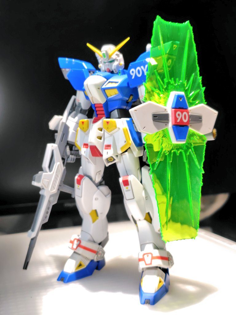 MGクラスターガンダム　成型色仕上げ–3枚目/制作者：大佐の猫