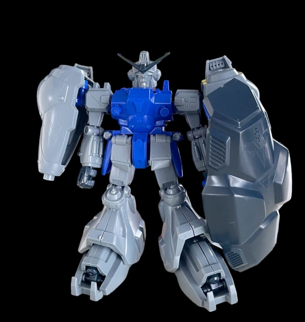 参考までに、キット素組です