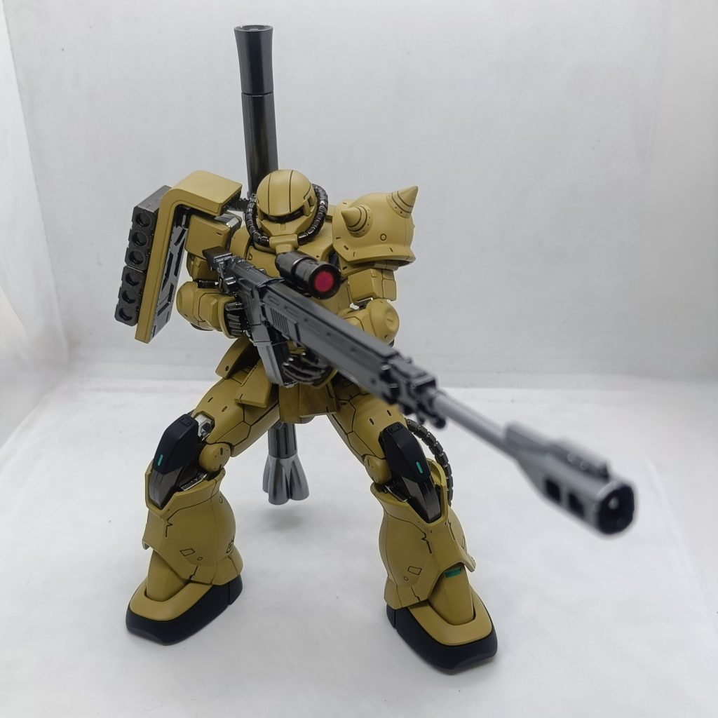 HG 1/144 Zaku II Type C (Desert Color Ver.)–5枚目/制作者：RedHaro86