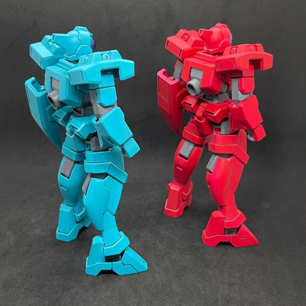 AG 1/144 RGE-B790 Genoace Twin Flame Unit 1 (Red) and Unit 2 (Blue)–3枚目/制作者：RedHaro86