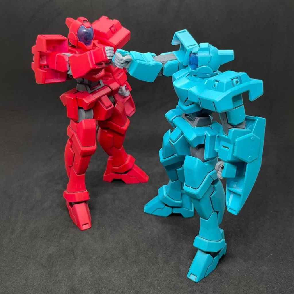 AG 1/144 RGE-B790 Genoace Twin Flame Unit 1 (Red) and Unit 2 (Blue)–5枚目/制作者：RedHaro86