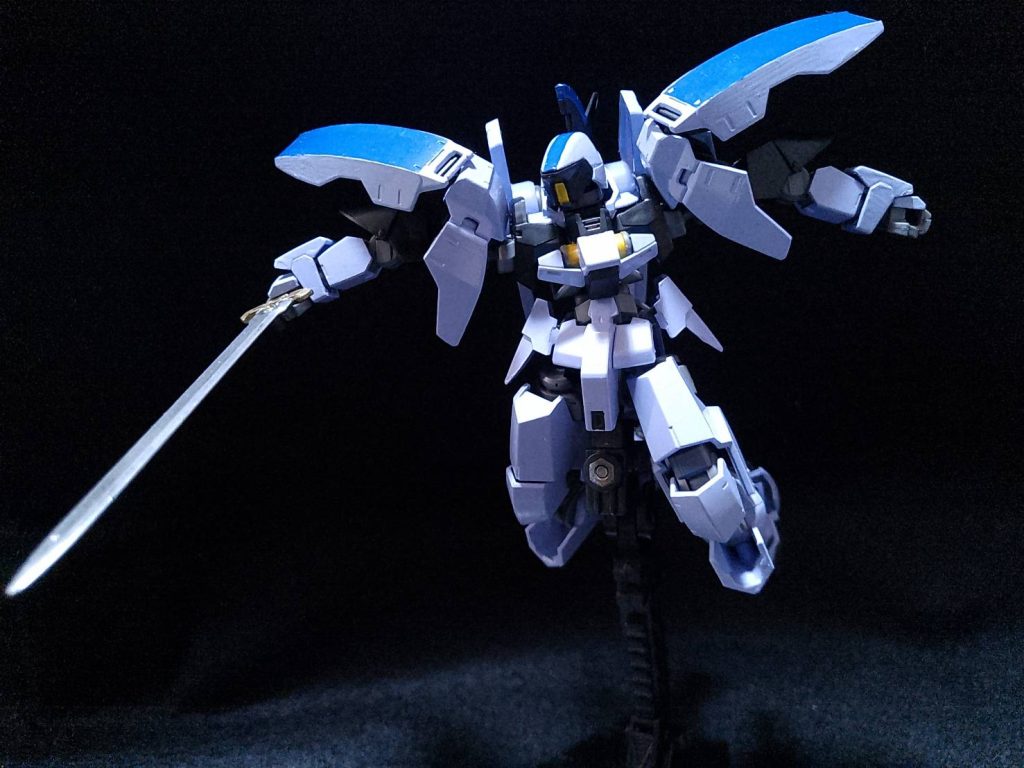 HGグレイズリッター(むらさきうにさん専用機)–3枚目/制作者：@premiere7105