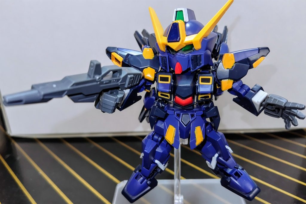 ビームライフルを構えてパシャリ📸