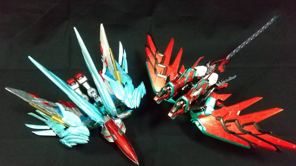 WとWゼロの合作、飛行形態