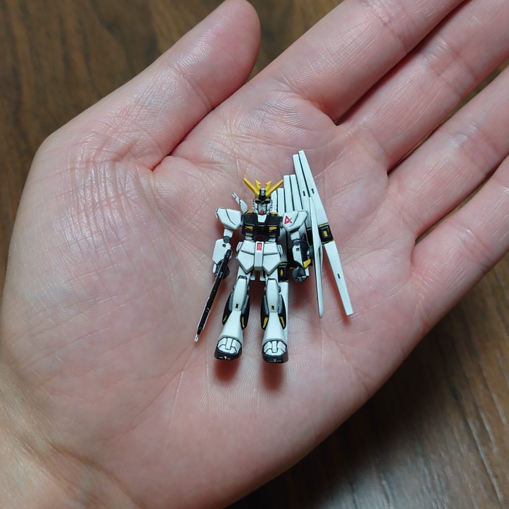 1/550 νガンダム (1/550 NZ-333 α・アジール 附属)｜佐々木 一さんのガンプラ作品｜GUNSTA（ガンスタ）