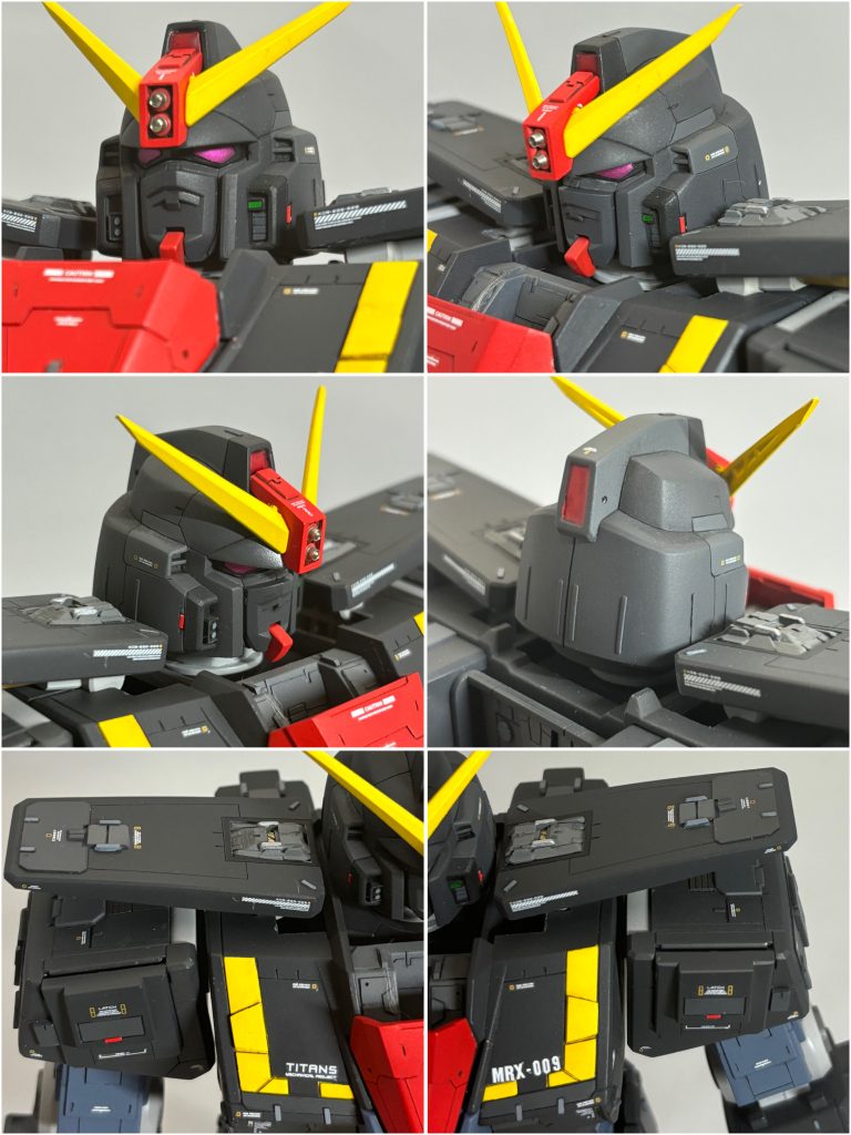 頭部ディテールアップ状況