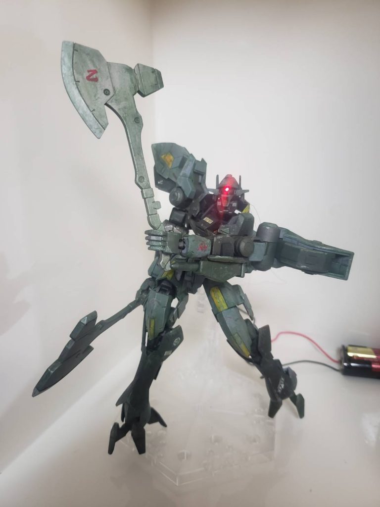 全体像 LED点灯は初挑戦でしたがかなり雰囲気が出たと自己満足しております笑