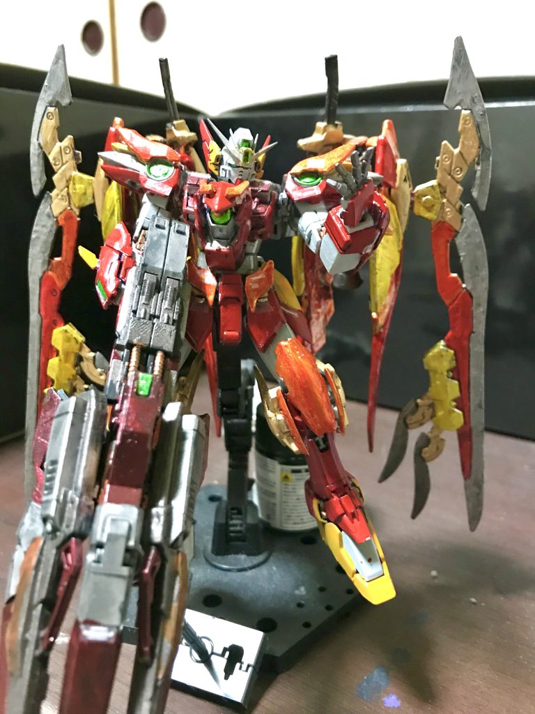 ドライツバーグバーンアウトを装備。　最後まで御覧いただきありがとうございました。