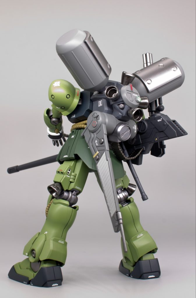 バックパックは適当に塗り分けました。