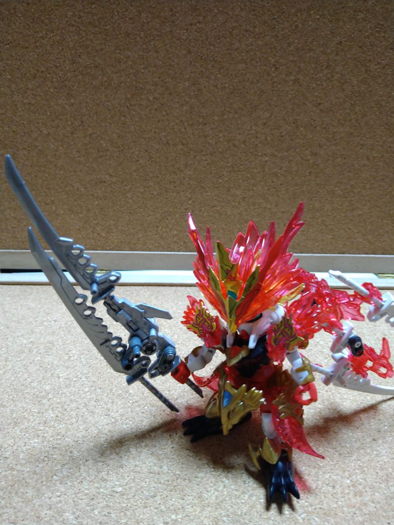 三本目のカレドヴルフは無いのでプラ板積層で作りました。技術を上げて量産したいものです。