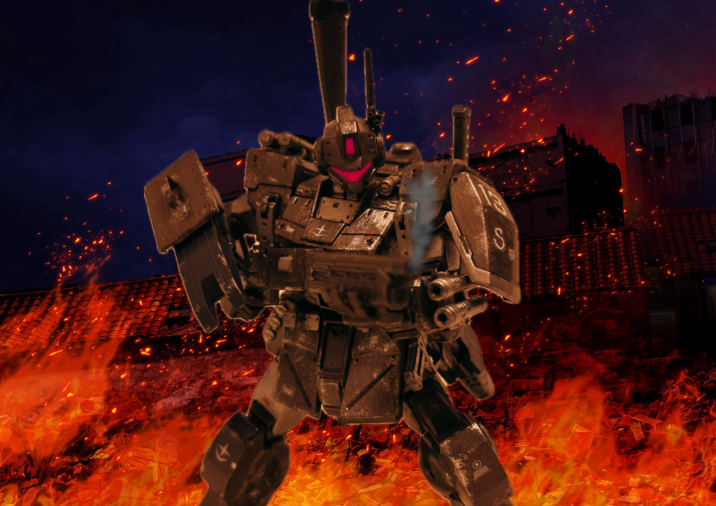 オペレーター『二時の方向から、グフホバータイプ接近中‼︎５秒後に会敵します！』亜希『近距離なら！』即座にミニガンからショットガンに持ち替えると、散弾がグフのモノアイを破壊する。ジオン兵B『カメラが！クッ...』スパルタンのバイザーが赤く光ると同時に、二発目がコクピットにゼロ距離で放たれる。オペレーター『誘爆なし！中隊規模のMSが接近                          中!注意してください‼︎』亜希『チッ...全滅させてやる...』