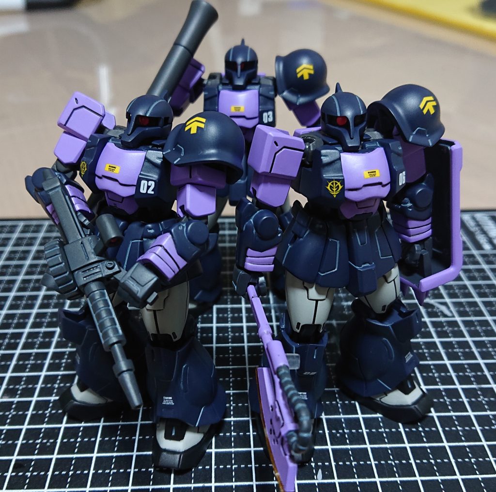 カプセルアクション改造 ザクⅠ 黒い三連星–4枚目/制作者:ROUGANTSUREE