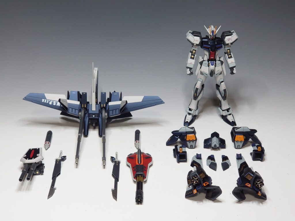 【武装展開図】各アーマーはネオジム磁石で着脱できるようにしています。