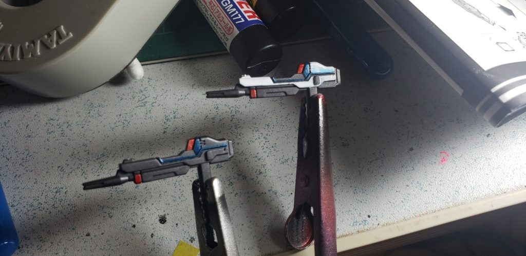 食玩 モビリティジョイントvol,8 ストライクフリーダムガンダム二式 筆塗り部分塗装–4枚目/制作者:きらひめ。