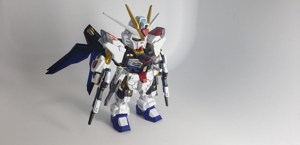 食玩 モビリティジョイントvol,8 ストライクフリーダムガンダム二式 筆塗り部分塗装–7枚目/制作者:きらひめ。