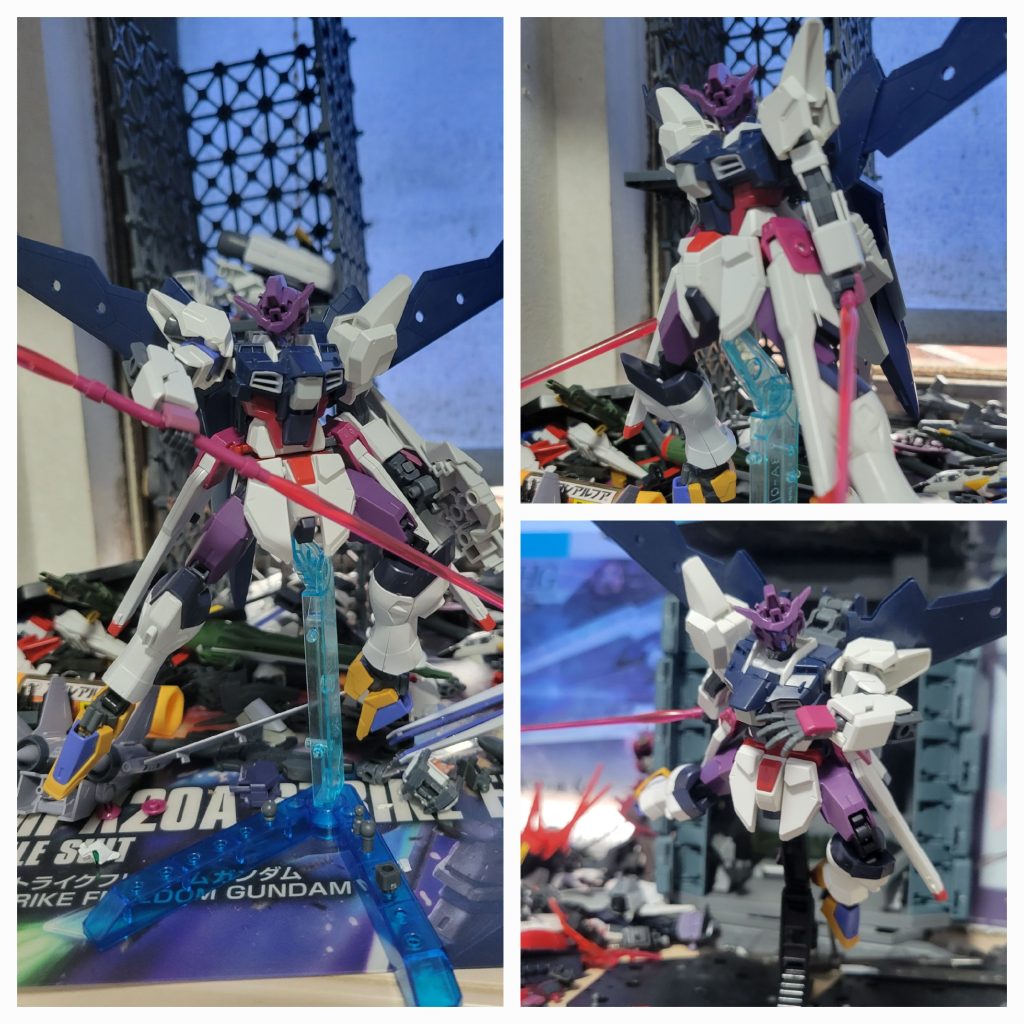 ビームサーベル　二刀流での戦闘が得意なので良く二刀流での戦闘を好む。一応アンビデクストラスハルバード形態も可能。