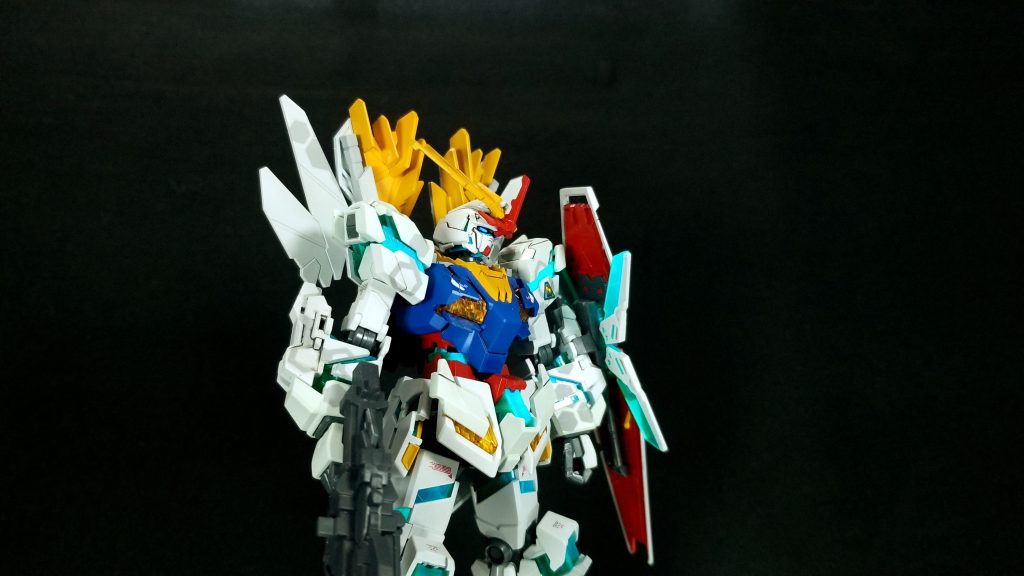 サイコシャードの緑のフレーム無塗装でもメッチャ光ります